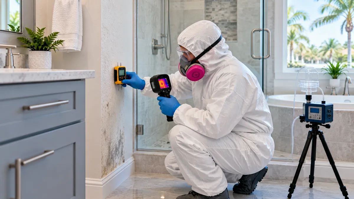 Mold Inspection and Testing in Royal Palm Beach